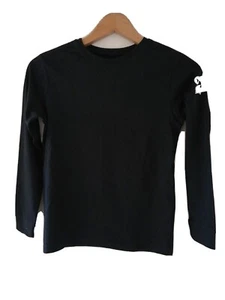Boys Long Sleeve Top Black Gamer 100% Cotton Tee Shirt George 9 To 11 Years Kids - Picture 1 of 9