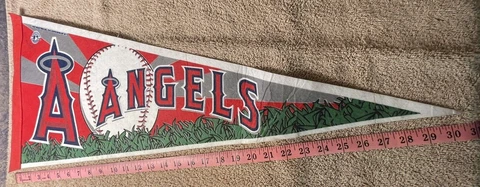 2011 Anaheim Angels PENNANT RICO 30.5"X12.5" MLBP Los Angeles GRASS Cover