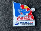 PIN PINS ENAMEL WORLD CUP 98 1998 FOOTBALL SOCCER COCA COLA FRANCE ARGENTE