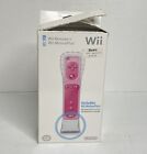 Pink Wii Remote + Wii Remote Motionplus Nintndo Wii Og Box And Packaging Tested