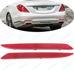 L&R Rear Bumper Reflector For Mercedes Benz W222 S550 S600 W292 GLE W177 A200 - Picture 1 of 8
