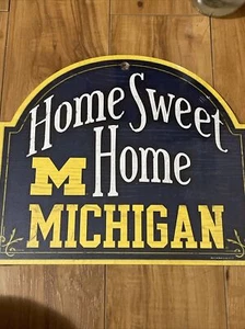 Michigan Home Sweet Home 11.25” x 9” Sign NEW - Picture 1 of 1