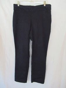 Croft & Barrow pants Effortless Stretch Size 10P navy blue pull-on inseam 27" - Picture 1 of 6