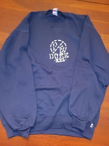 Russell Athletic Vintage New Duke University Navy Blue Sweatshirt Size XXL - Picture 1 of 2