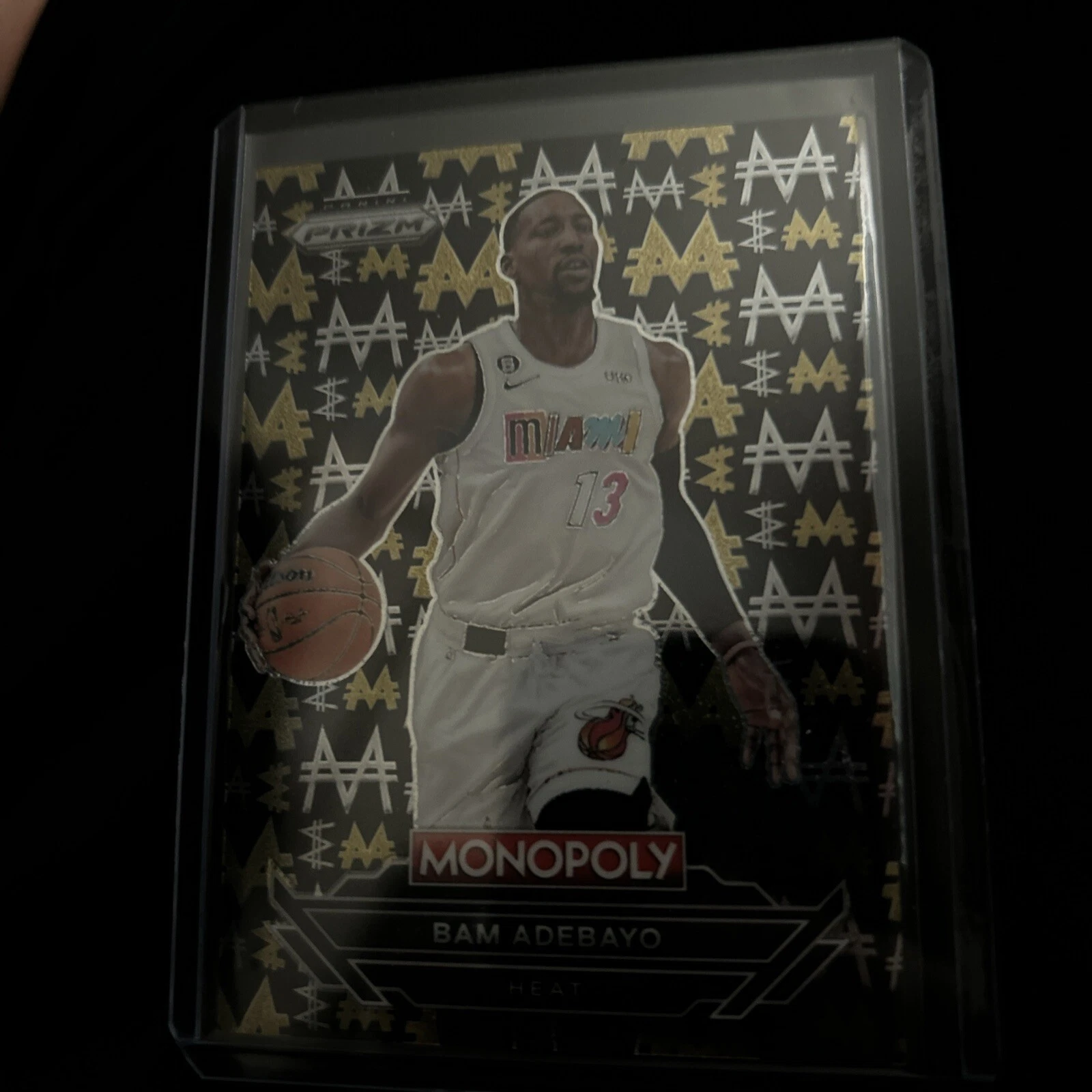 2023-24 Panini Prizm Monopoly BAM ADEBAYO MILLIONAIRE BLACK SSP CASE HIT #B18
