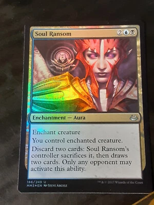 Soul Ransom FOIL , Modern Masters 2017 , Near Mint ,  MTG, FREE SHIPPING - Image 1 of 4