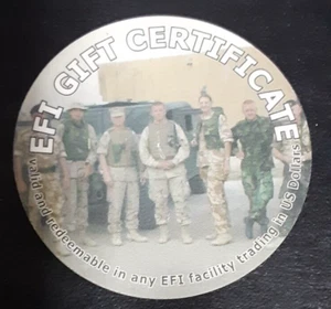 1EFI10H BRITHISH EFI 1st Print 10 Cents Pog from 2004 not AAFES - Picture 1 of 2