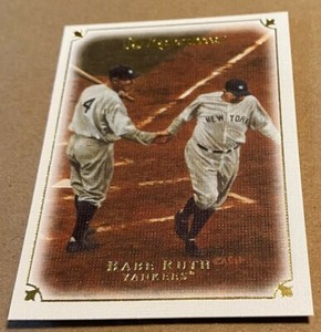 BABE RUTH HOF 2007 UPPER DECK MASTERPIECES  Card #1 NM-MT Condition