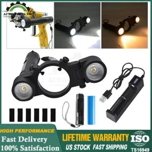 Spray Gun Adjustable LED Light Fits for All Spray Guns Night Painting Work USA - Picture 1 of 12
