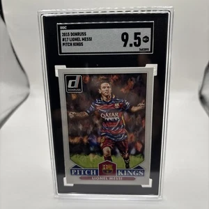 Lionel Messi FC Barcelona2015 Panini Donruss Pitch Kings #17 SGC 9.5 - Picture 1 of 4