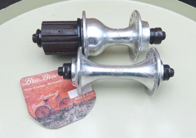 CAMPAGNOLO ATHENA FH-00AT HUB SET FRONT REAR 8SPEED MOYEUX VELO BIKE 32 HOLES - Photo 1/4