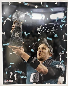 Nick Foles Signed Philadelphia Eagles SB LII 16x20 Photo Fanatics 071 - Picture 1 of 3