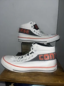 Converse Band Mid Padded Collar Chuck Taylor 146190C White Size 7.5 Large Print - Picture 1 of 11