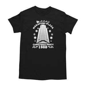 🎄Nakatomi Plaza Christmas Party Tee Festive Xmas Movie Tshirt Cotton T-Shirt - Picture 1 of 11
