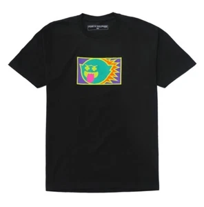 Pink Dolphin Men's Ghost Room Graphic Print Tee T-Shirt in Black - Picture 1 of 1