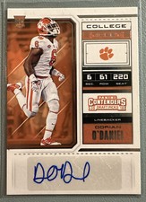 2018 Panini Contenders Draft Picks College Ticket Autograph #146 DORIAN O’DANIEL