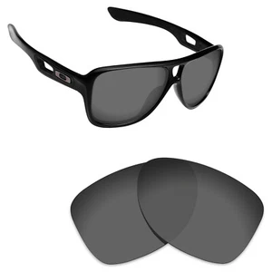 Hawkry Polycarbonate Replacement Lenses for-Oakley Dispatch 2-Sport Black - Picture 1 of 3
