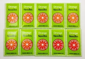 100 - AGUJAS DE MÁQUINA DE COSER CANTANTE, KENMORE NARANJA 15X1 #14/90 - Imagen 1 de 1