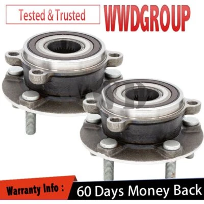 Pair 513347 Front Wheel Bearing Hub For 2013-2021 MAZDA CX-5 2014-2021 MAZDA 6 - Image 1 of 4