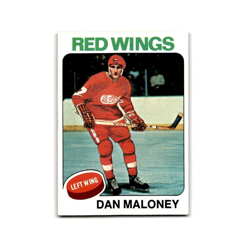 1975 Topps Dan Maloney Detroit Red Wings #177 - Image 1 of 3