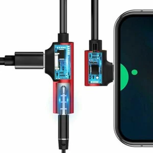 1*USB-C Type-C To 3.5mm Jack AUX Headphone Audio Splitter Adapter Charging ,.... - Bild 1 von 12