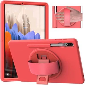 Stand Case For Samsung Tab S7 S7+ S8 S8+ Tablet Shockproof Kids Flip Back Cover - Picture 1 of 23