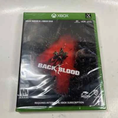 Back 4 Blood (Microsoft Xbox One Microsoft Xbox Series X 2021) Brand New Sealed - Image 1 of 2