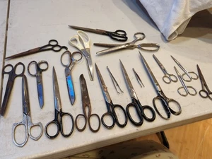 Vintage SCHERENSCHERE Lot Multi Makers Stahl USA Italien - Bild 1 von 12