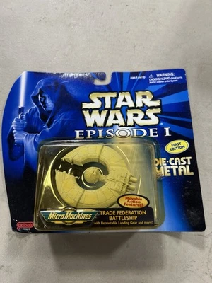 Micro Máquinas Die-Cast Star Wars Episodio I Federación de Comercio Acorazado D44 Foto 1 de 2