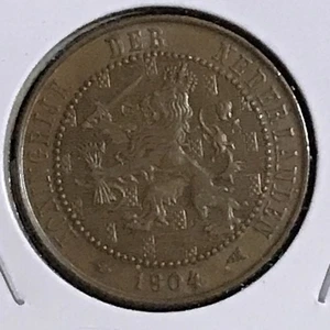 Niederlande 2 1/2 Cent KM 134 Brn unc 1904 - Bild 1 von 2