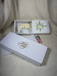 NEW in Box - Kirks Folly Starlight Moondust Shimmer LARGE Ornament - Bild 1 von 17
