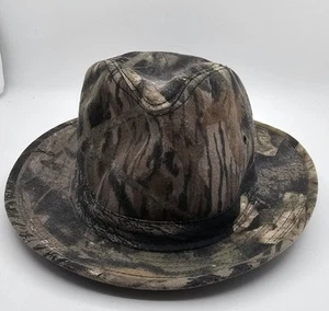 De Colección American Outdoorsman Break Up Camuflaje Fedora Sombrero Hombres L EE. UU. Gorpcore Caza - Imagen 1 de 7