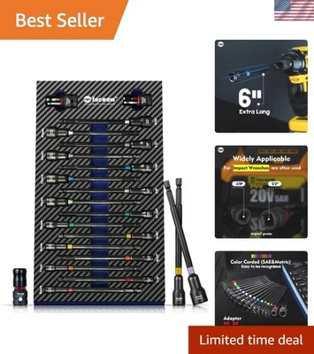 Eco-Friendly EVA Package Nut Driver Set - 6-Inch Color Coded Convenience, 18 pcs - Image 1 of 4