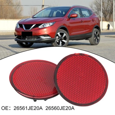 Reliable Performance Rear Bumper Reflectors for Nissan QASHQAI 2007 2015 - Image 1 of 4
