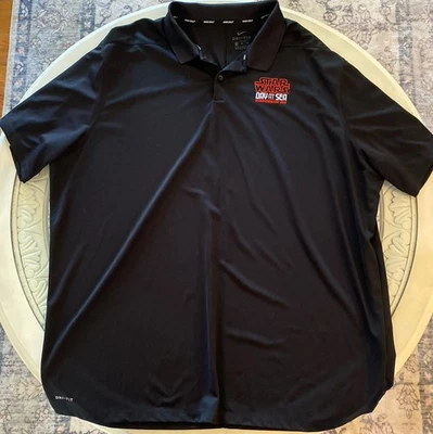 Nike Dri-Fit Star Wars Disney Golf 2019 Day At Sea Cruise Line 3XL  Men’s Polo - Image 1 of 4
