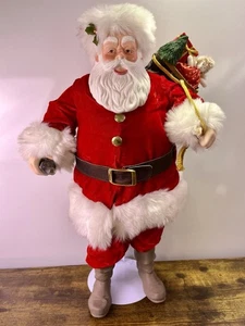 Vintage 1991 Coca Cola Santa Clause Promotional Figurine 1991 Christmas ~Rare - Picture 1 of 15