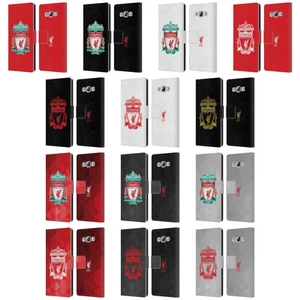 LIVERPOOL FC LFC CREST 1 PU LEATHER BOOK WALLET CASE COVER FOR SAMSUNG PHONES 3 - Picture 1 of 18