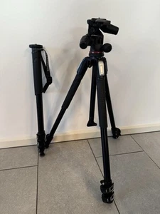 Camera Tripod | Manfrotto Tripod and Monopod, Head with Quick Release Plate - Picture 1 of 5