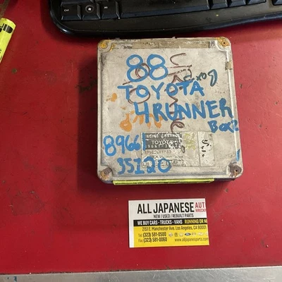 1987-1989 Toyota 4Runner, 1987-1989 Toyota Pickup 3L - 3VZE ECM ECU 89661-35120 - Image 1 of 3