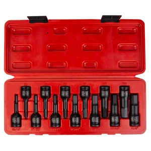 3649 SAE & Metric Impact Hex Driver Set - Picture 1 of 5