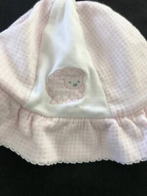 Kissy Kissy Pima Algodón Rosa y Blanco Cuadros Con Cordero - Pequeño (3-6 Meses) Foto 1 de 4