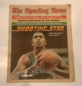 Sporting News Newspaper-Jan 23, 1984-Mark Aquirre Dallas Mavericks NBA-RARE - Picture 1 of 3
