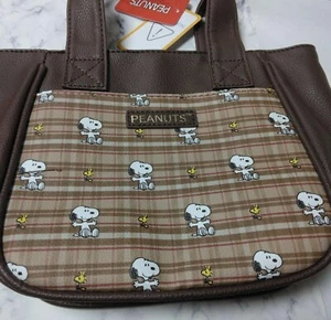 Snoopy Shimamura Collaboration Tote Bag Hand Bag Peanuts Japan - New - Picture 1 of 6