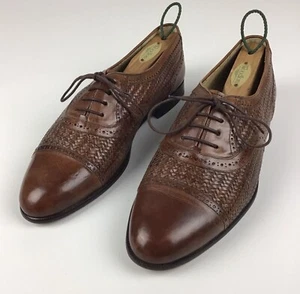 Zapatos de vestir de cuero Mezlan Martinica para hombre 9 M marrón - Imagen 1 de 9