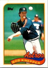 1989 Topps  #280  Bob Knepper   Pitcher   Houston Astros   FREE shipping