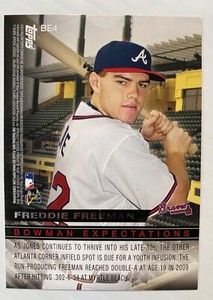 Chipper Jones/Freddie Freeman 2010 Bowman Expectations Baseball Card #BE4
