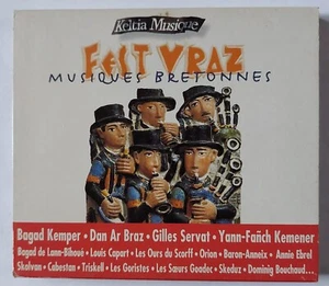 2 CD AVEC FOURREAU FEST VRAZ MUSIQUES BRETONNES DAN AR BRAZ/GILLES SERVAT/KEMPER - Picture 1 of 2