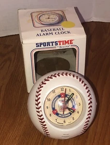 Vintage Sportstime Little League Baseball Alarm Clock by Bulova Box/Manual LLWS - Picture 1 of 16