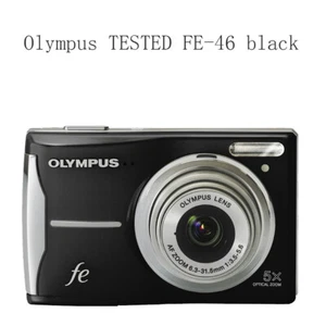 Olympus FE Model FE-46 LCD Digital Camera Black 6.3-31.5mm AF Zoom - Picture 1 of 9