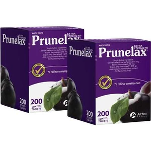 Prunelax Extra Strength with Natural Senna – 2 x 200 Tablets (400 Tablets Total) - Picture 1 of 4
